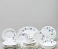 Столовый сервиз "ВАСИЛЬКИ" на 6 персон, 23 предмета