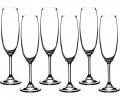 Набор бокалов для шампанского 6 штук &quot;KLARA/SYLVIA&quot; 220 мл