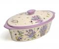 Форма овальная для запекания с крышкой "ЛАВАНДА", 3,2 л