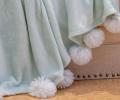 Плед "Sofi de Marko" Fluffy ball (изумруд) Велсофт, 220х240