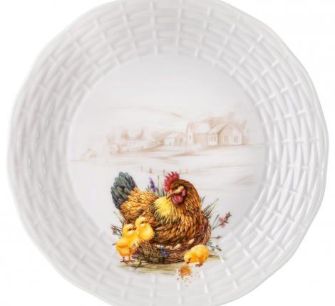 Тарелка закусочная "SUNDAY" 85-2098, диаметр 20,5 см