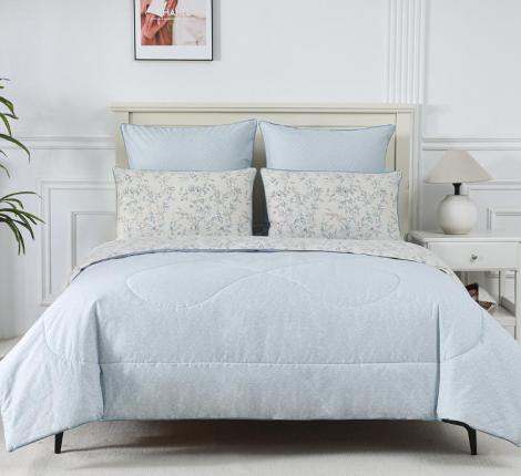 Постельное белье с одеялом "Sofi de Marko" Ришелье №62 Сатин, 1,5 спальный