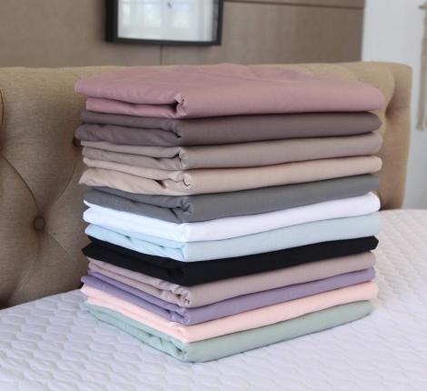 Простыня на резинке "Sofi de Marko" Марми (розовая) Сатин, 180х200х30