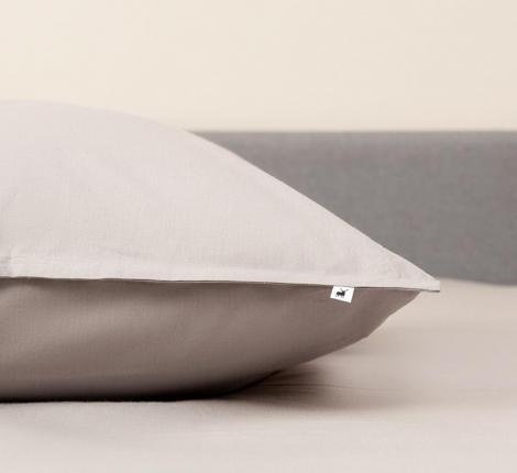 Постельное белье "Siberia" Сэнди (серая) Ранфорс, Евро (70х70)