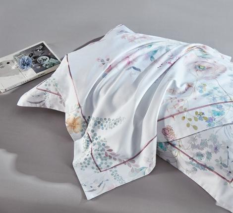 Постельное белье "Asabella" 2265-7 Мако-Сатин, Семейный