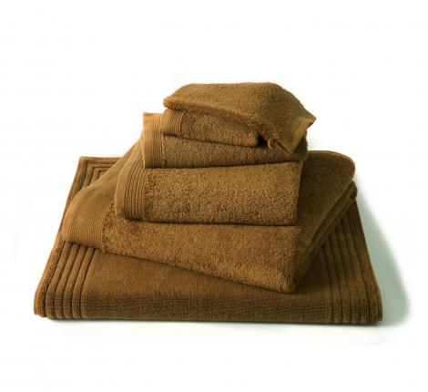 Полотенце махровое "Blanc des Vosges" UNI OCRE (охра), 55х110