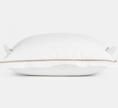 Наволочка с узкой отделкой "ALPINE CARAMEL BEIGE ALLURE GRASS" Мако-Сатин, 70х70 (2шт)