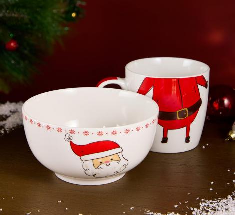 Набор посуды "ДЕД МОРОЗ", 2 предмета