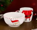 Набор посуды "ДЕД МОРОЗ", 2 предмета
