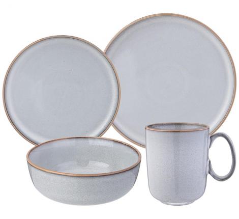 Набор посуды обеденный BRONCO "MODERN SAND" на 4 персоны, 16 предметов