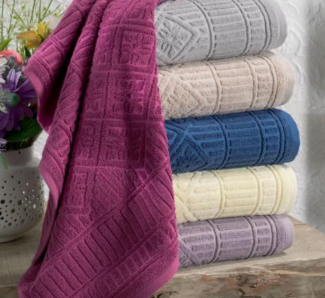 Набор махровых полотенец "PHILIPPUS" 70х140 (1/6 шт.) PLATINUM (991) MANILA