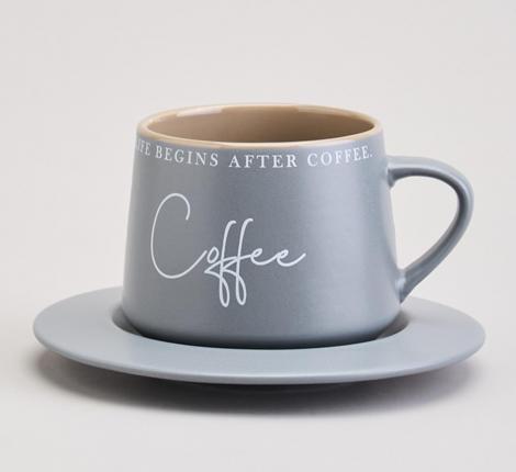 Чайный набор "COFFEEMANIA" на 2 персоны, 4 предмета (320 мл)