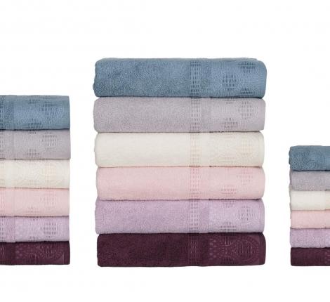 Набор махровых полотенец KARACAN "Ahenk", 70х135-6 шт.