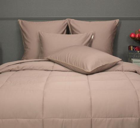 Постельное белье с одеялом "Kazanov.A." Шеффилд (капучино) Сатин, Евро