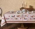 Скатерть с пропиткой "PASSAGE" 140х300 см, капучино