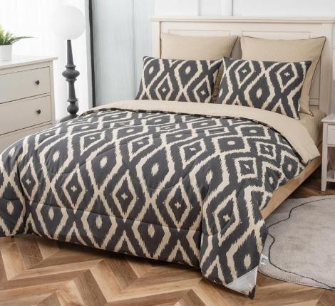 Постельное белье с одеялом "Sofi de Marko" Ришелье №47 Сатин, 1,5 спальный