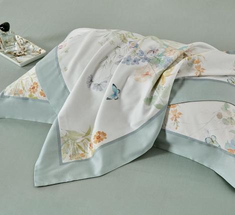 Постельное белье "Asabella" 2267-6 Фланель, Евро