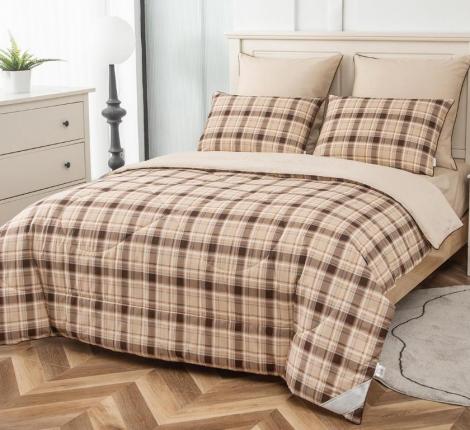 Постельное белье с одеялом "Sofi de Marko" Ришелье №40 Сатин, 1,5 спальный