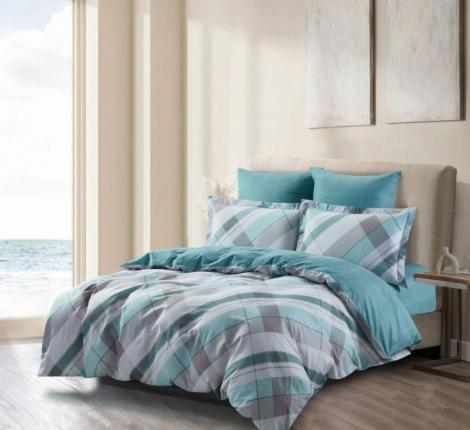 Постельное бельё "KARTEKS" Сатин печатный КВ-588, Евро