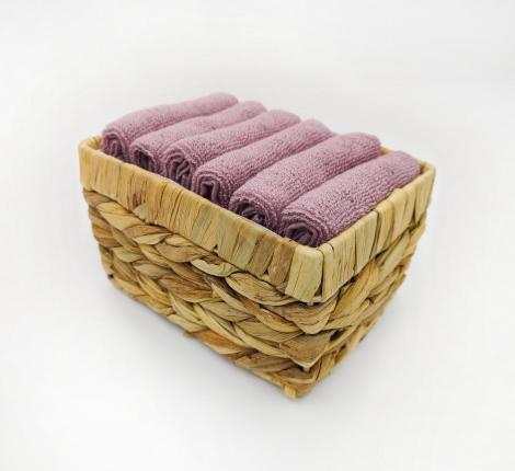 Набор махровых салфеток "Sofi de Marko" Бруна 30х30(6шт), пепел роза