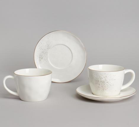 Чайный набор BRONCO "GOLD" на 2 персоны, 4 предмета (350 мл)