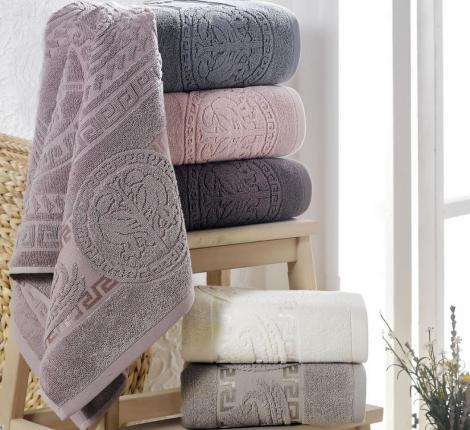 Набор махровых полотенец 70х140 (1/6 ) LUX COTTON (E818) PILIUMUNUS