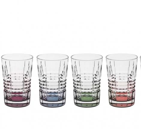 Набор стаканов 6 штук "INCONTRO HB TUMBLER" хрусталь, высота 13 см