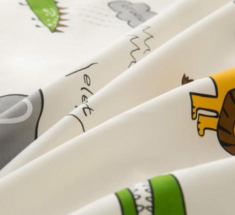 Постельное белье детское "Sofi de Marko" Africa (желтый) Сатин, 1,5 спальный