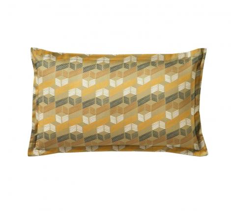 Постельное бельё "Blanc des Vosges" OASIS SOTEIL (желтый) Сатин ДеЛюкс, Евро