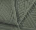 Покрывало из вареного бархата "KARTEKS" 03, 230х250 (зеленый)