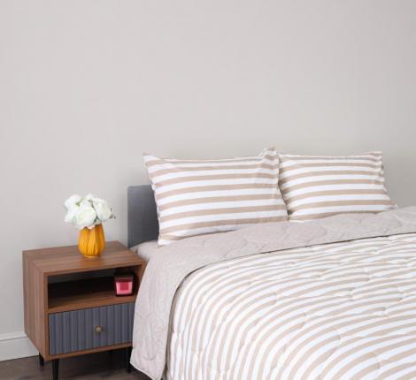 Постельное белье с одеялом "Siberia" Мелвин №17 Ранфорс, Семейный