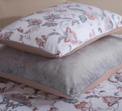 Постельное белье с одеялом "Kazanov.A." Даламан (платина капучино) Велюр/Egypt Cotton, Семейный