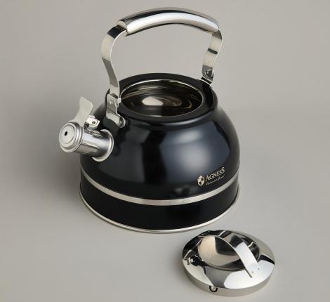 Чайник со свистком "AGNESS" 914-303, 2,7 л