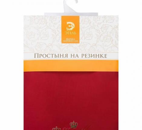 Простыня на резинке "Этель" Вишня Сатин, 180х200+20