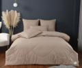 Постельное белье с одеялом "Kazanov.A." Паркер (капучино бежевый) Велюр/Egypt Cotton, Евро