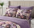 Постельное белье с одеялом "Sofi de Marko" Ренато №6 Велюр/Сатин, Семейный