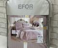 Постельное бельё c одеялом EFOR SATEN LEYLAK (сиреневый), Евро