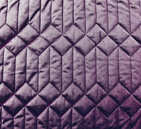 Комплект накидок "Karteks" на диван 70х210 и два кресла 70х150 Абстракция, фиолетовый