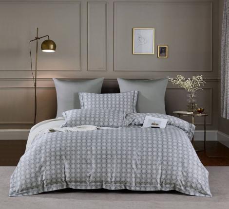 Постельное белье "Asabella" 2111-6 Мако-Сатин, Евро