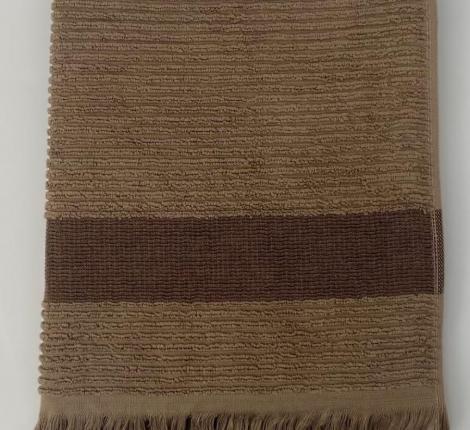 Полотенце махровое VIP (коричневый), 50х85