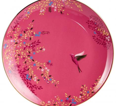 Тарелка закусочная "GOLDEN BIRDS" 419-116, диаметр 20 см