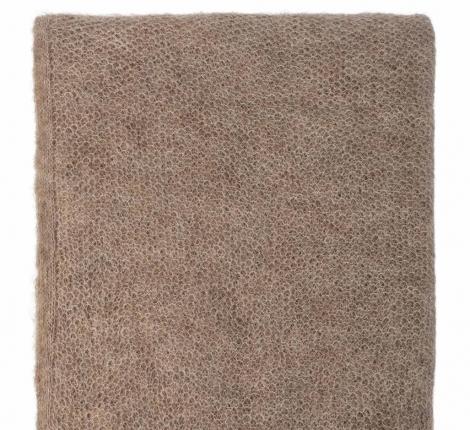 Мохеровый плед "Luxberry" 130х170, коричневый