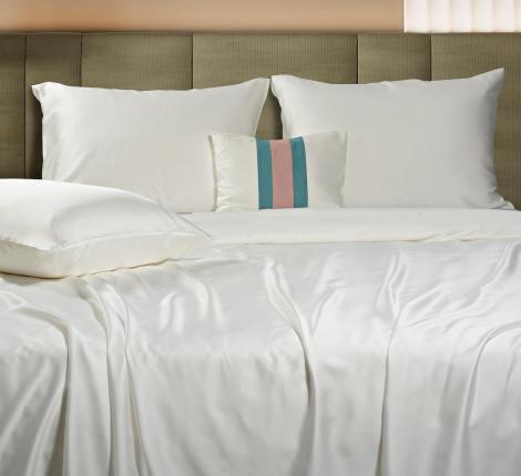 Постельное бельё Sharmes "Bamboo" 1,5 спальный, белый