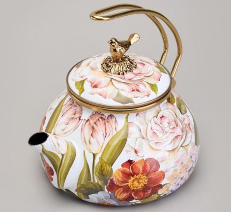 Чайник эмалированный AGNESS "ФЛАНДРИЯ", 2,2 л