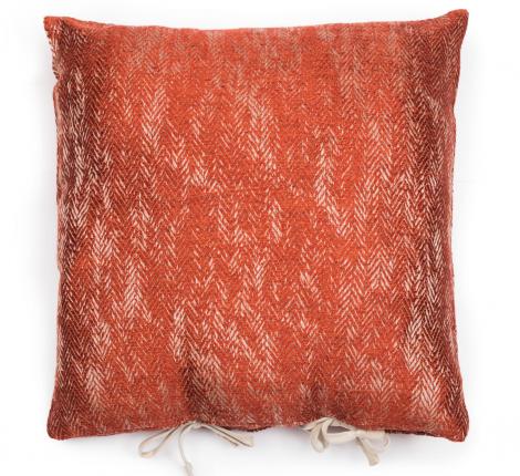 Подушка декоративная "Leitner" DIGUR (красный) жаккард, 40х40
