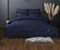 Постельное белье с одеялом "Kazanov.A." Stripe Le-Man (индиго) Страйп Сатин, Семейный