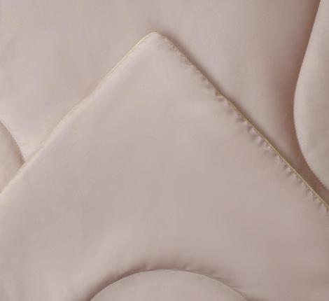 Постельное белье с одеялом "Sofi de Marko" Premium Mako (кремовый) Сатин ДеЛюкс, Евро