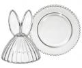 Блюдо сервировочное с крышкой "RABBIT FAMILY", 19,3*19,3*19 см