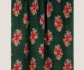 Плед шерстяной Frati "MARY FLOWER" GREEN, 150x200 шерсть 55% полиэстер 45%, 1070г