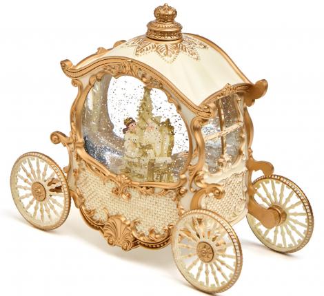 Музыкальная статуэтка с LED-подсветкой "КАРЕТКА", 26*11,5*21,5 см